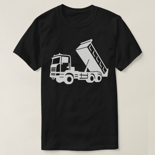 Lastbil tipper t shirt (Design framsida)