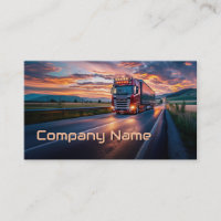 Lastbil - transport och logistik Sunset Road
