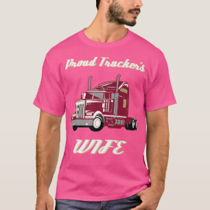 Lastbil Truckers fru Legend Vintage Retro Kung av T Shirt