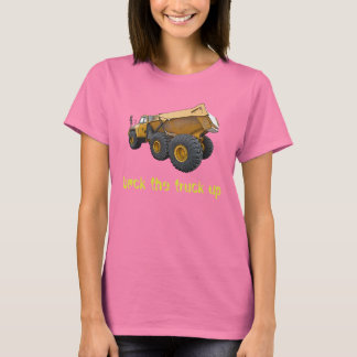lastbil uppåt tee shirt