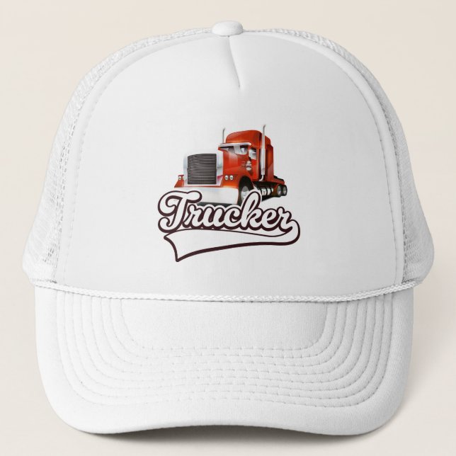 Lastbil vintage-logotyp keps (Framsida)