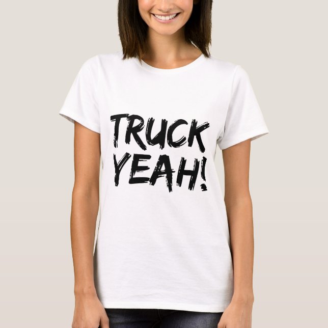 Lastbil Yeah Tee Shirt (Framsida)