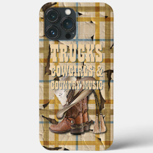 Lastbilar CowFlickor Land Music Play Tartan Mönste