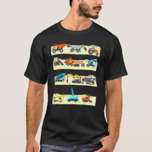 Lastbilar Excavator Cement Lastbil Bulldozer Const T Shirt