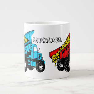 Lastbilar för barn Personlig namn Jumbo Mugg