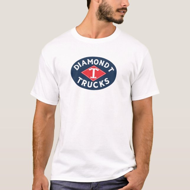 Lastbilar för diamant T Shirt (Framsida)
