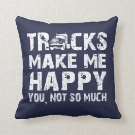 Lastbilar gör mig lycklig kudde