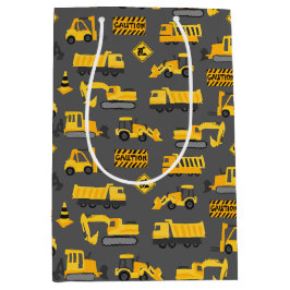 Lastbilar och Signs Mönster Grått