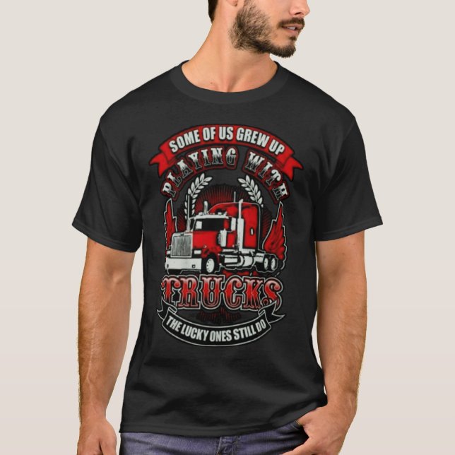 lastbilar pub t shirt (Framsida)
