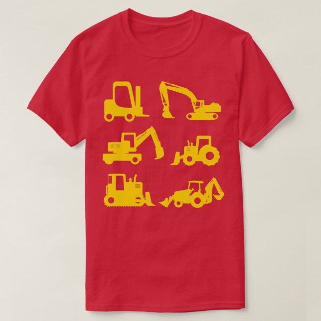 Lastbilar Småbarn Boys Manar T Shirt (Design framsida)