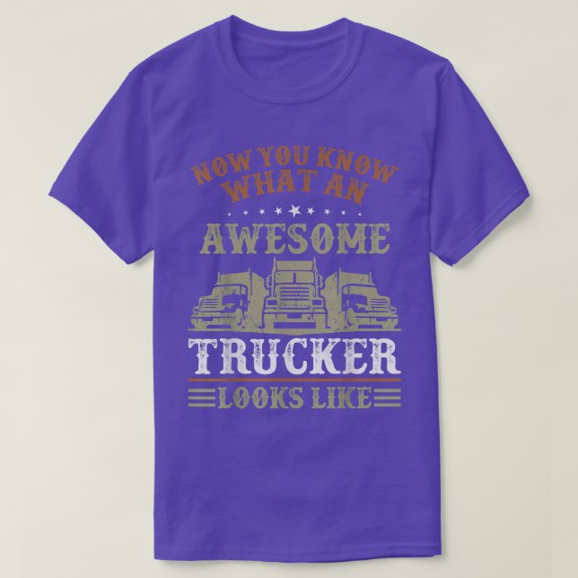 Lastbilar som en Fantastisk-lastbilschaufför ser u T Shirt (Design framsida)