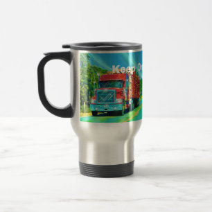 Lastbilar Stor Rig Logging Lastbil Coffee Mugg
