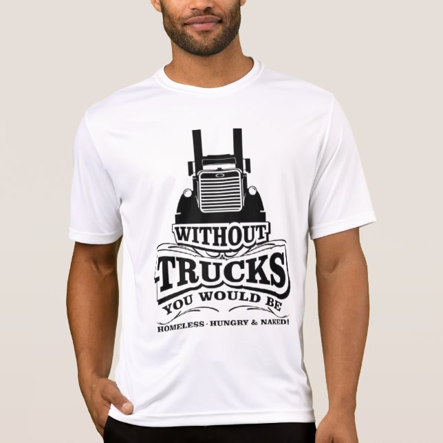 Lastbilar T Shirt (Framsida)