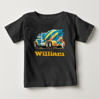 Lastbilen för konstruktion för babyungar hårdnar t-shirt
