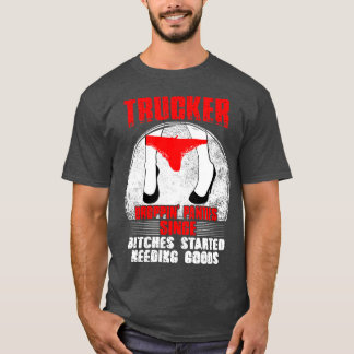 Lastbilschaufförer kör lustigt med lastbilschauffö t shirt