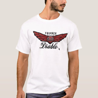 LASTBILSFÖRARE Diablo - T-SKJORTA - som skräddarsy Tee Shirt
