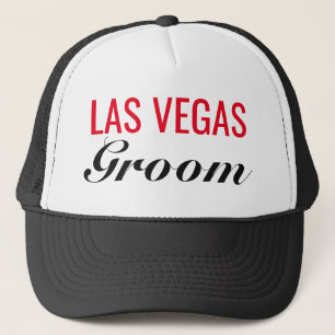 Lastbilsförare för Las Vegas brudgumbröllop hat Keps