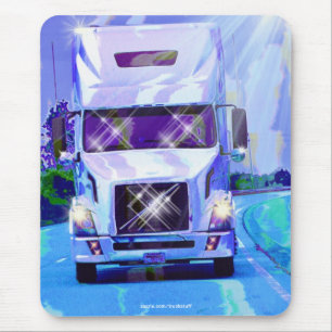 LASTBILSFÖRARE Mousepad för RIGG för LASTLASTBIL S Musmatta
