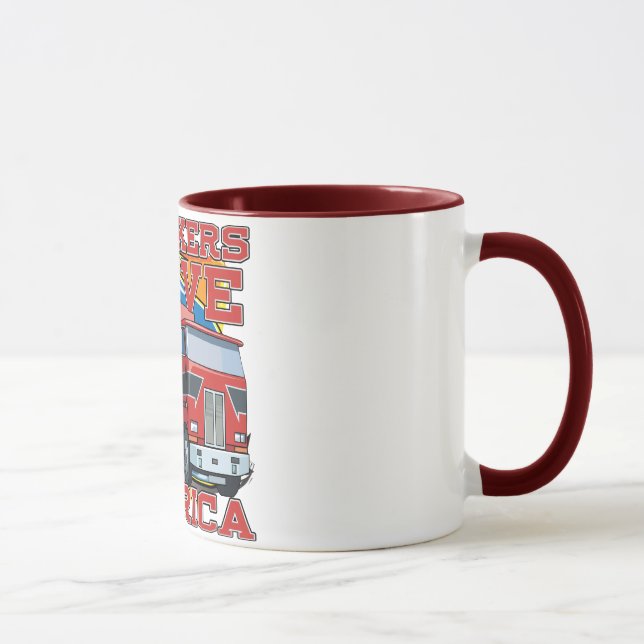 Lastbilsföraredrev Amerika Mugg (Höger)