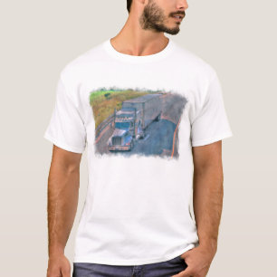 Lastbilsföraren för huvudvägLorryfraktar utrustar Tee Shirt