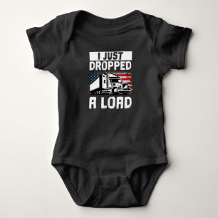 Lastbilsföraren i Lastbil har just släppt en las T Shirt