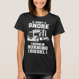 Lastbilsförarens design för män pappa Big Rig Semi T Shirt