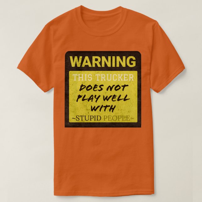 Lastbilsförarens presentcitat den här lastbilschau t shirt (Design framsida)