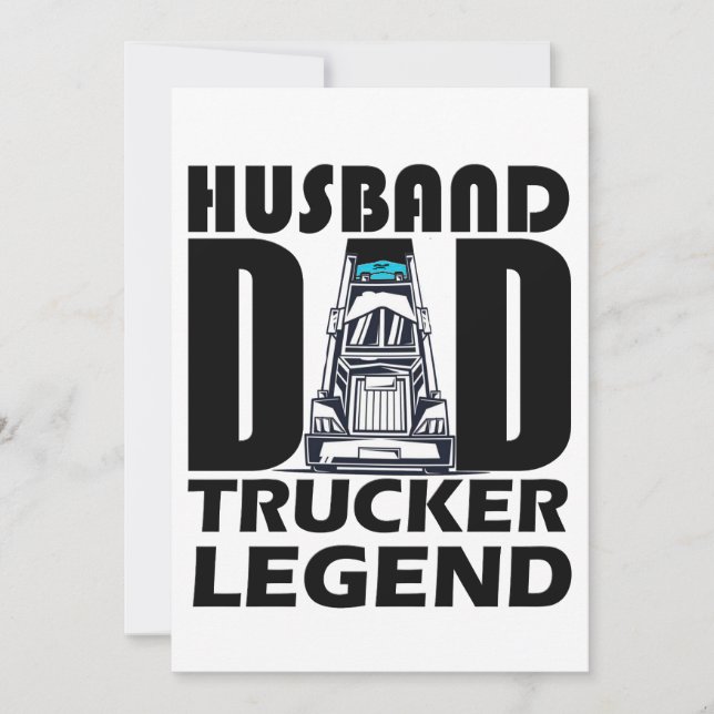 Lastbilsförklaringen make pappa för pappa ,pappa-g inbjudningar (Framsida)