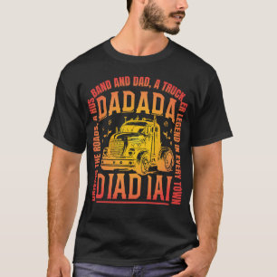 Lastbilssymbolen make pappa är färgstark t shirt