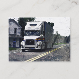 Lastbilstransportföretag - Biz-kort för tunga tran Visitkort