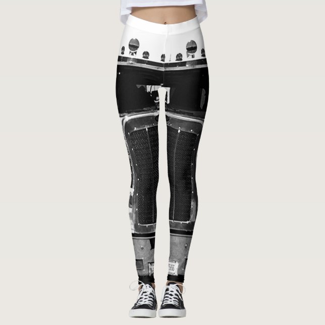 Lastbilstrumpbyxor Leggings (Framsida)