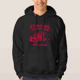 Lastbilsvisning i Internationell Hoodie