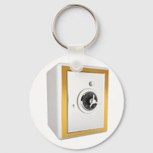 Låste säkra Keychain Nyckelring