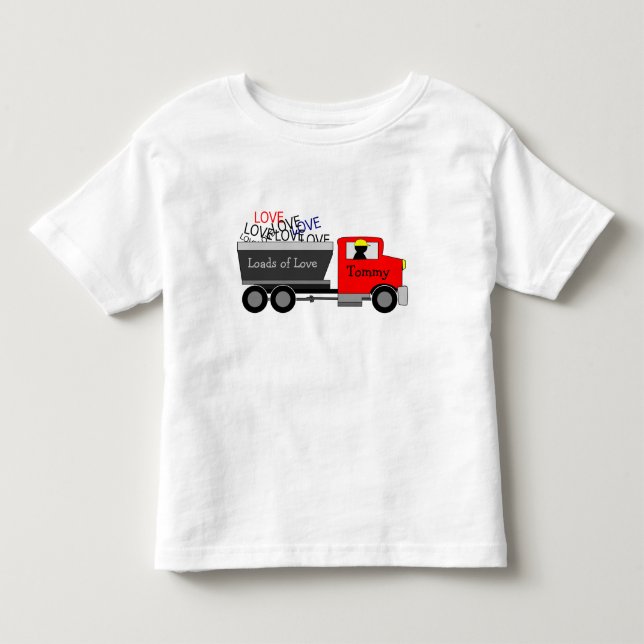 "Lasten Kärlek" Lastbil T-shirt (Framsida)