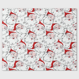 Laster av Retro Santas Presentpapper