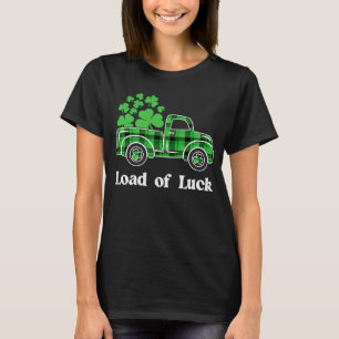 Laster av Tur Buffalo Play Shamrock Lastbil St Pat T Shirt