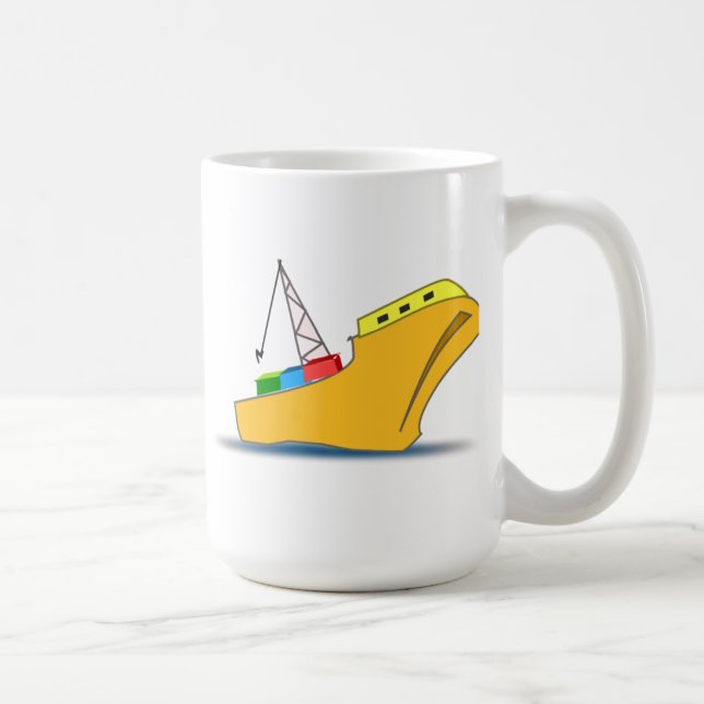 Lastfartyg Kaffemugg (Höger)