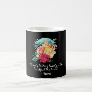 Lasting Beauty Bouquet Quote Kaffemugg