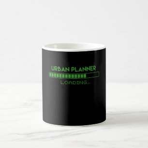 Lastning av stadsplanerare kaffemugg