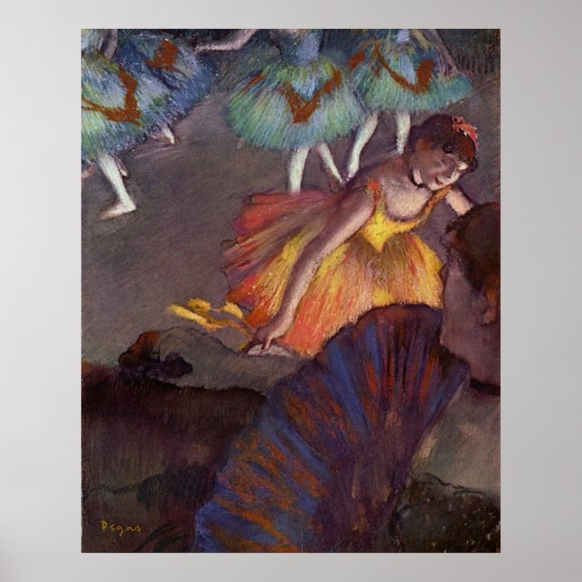 Lastpall från en box - Edgar Degas - 1885 Poster (Framsidan)