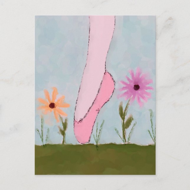 Lastpall i vykort för blommor (Framsida)