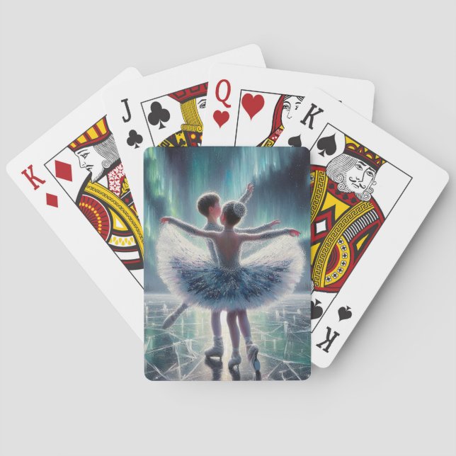 Lastpall på is casinokort (Baksidan)