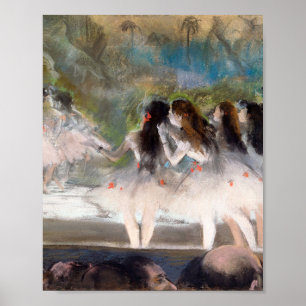 Lastpall vid Paris Opera av Edgar Degas Poster