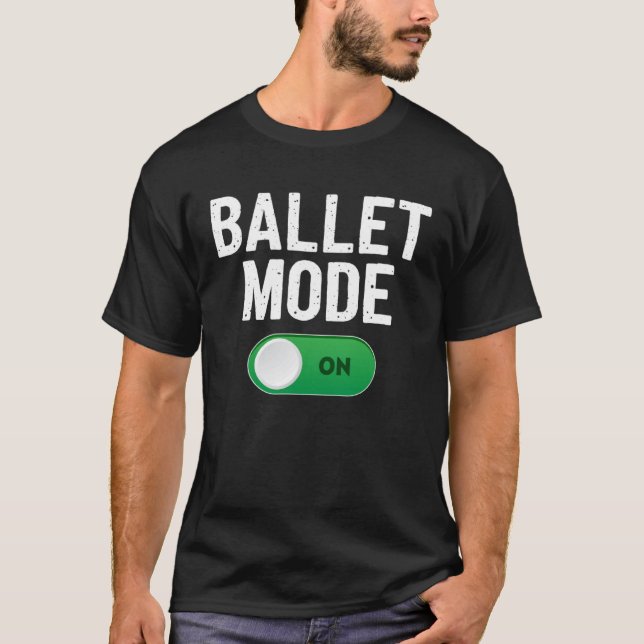 Lastpallsläge på dansande Ballerina T Shirt (Framsida)