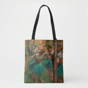 Lastpallsskåp, Rosa och Grönt   Edgar Degas Tygkasse