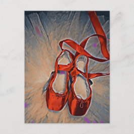 Lastpallsskor med vykort för lila penseldrag