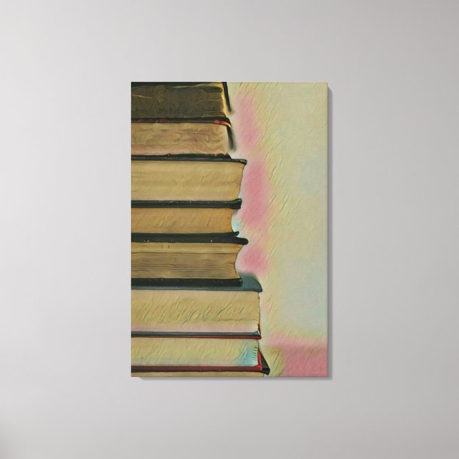 Läsväggsdekorationer Canvastryck (Framsida)