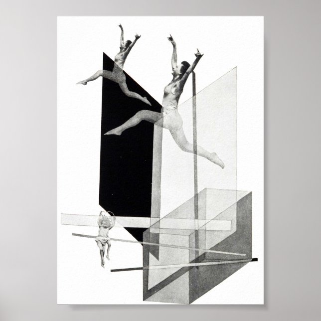 László Moholy-Nagy, Mechanical Manar, Modern Art Poster (Framsidan)