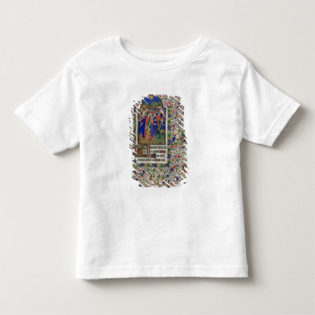 Lat 1156 f.133 kyssen av Judas, från timmenollan T Shirt (Framsida)