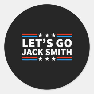 Låt 39s gå Jack Smith till president Roligt Summer Runt Klistermärke